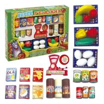 Kit Feirinha Mercadinho Comidinha 32 Peças Pica Pau 636 Kit Feirinha Mercadinho Comidinha 32 Peças Pica Pau 636