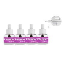 Kit Feliway Classic 1 Difusor Elétrico + 4 Refil 48ml Ceva