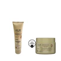 Kit Felps Leave-in Marula 250 Ml+Máscara Hipernutrição 300g Kit Felps Leave-in Marula 250 Ml+Máscara Hipernutrição 300g