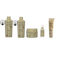 Kit Felps Marula Shamp+Cond. 250ml+Masc 300g+Leave-in + Óleo Kit Felps Marula Shamp+Cond. 250ml+Masc 300g+Leave-in + Óleo