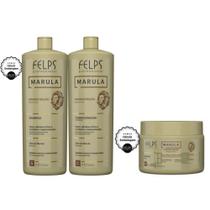 Kit Felps Marula Shampoo e Condicionador L + Mascara 300g Kit Felps Marula Shampoo e Condicionador L + Mascara 300g