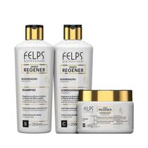 Kit Felps Professional Inner Regener Trio Treatment (3 produtos) Kit Felps Professional Inner Regener Trio Treatment (3 produtos)