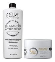 Kit Felps - Shampoo Antirresíduo 1l + Okra Btox 300g Kit Felps - Shampoo Antirresíduo 1l + Okra Btox 300g