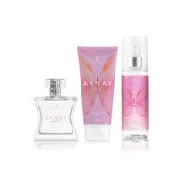 Kit Feminino Aknay Flowers Essência Completa Pétala Beauty Perfume Body Splash Hidratante Floral Alta Fixação Kit Feminino Aknay Flowers Essência Completa Pétala Beauty Perfume Body Splash Hidratante Floral Alta Fixação