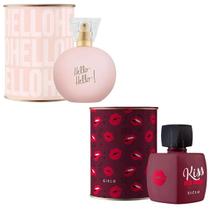 Kit Feminino Ciclo Colônia Hello! Hello! 100ml Colônia Kiss Me More 100ml
