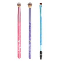 Kit Fenzza Disney Princesa: Pincel Para Sombra, Para Detalhe e Sobrancelha Kit Fenzza Disney Princesa: Pincel Para Sombra, Para Detalhe e Sobrancelha