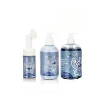 Kit Fenzza Sabonete + Espuma Facial + Hidratante Stitch