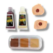Kit Ferimento Falso Halloween Tipos Diversos