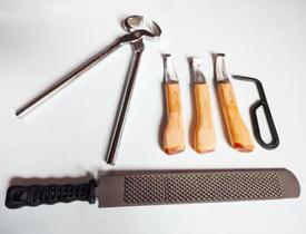 Kit Ferrador Casqueamento Profissional Equino Ferrageamento Kit Ferrador Casqueamento Profissional Equino Ferrageamento