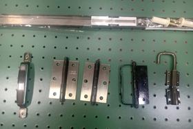 Kit Ferragem Completo Para Porta Camarão Ouro Velho Kit Ferragem Completo Para Porta Camarão Ouro Velho