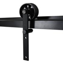 Kit Ferragem para Porta de Correr MGM Preto Kit Ferragem para Porta de Correr MGM Preto