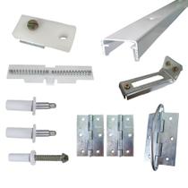 Kit Ferragens p/ Porta Camarão Com Dobradiça - 90 cm Branco - Alfer - KTC-309DB