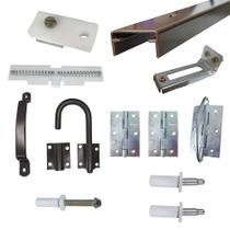 Kit Ferragens p/ Porta Camarão Completo - 60 cm Bronze - Alfer - KTC-306TF Kit Ferragens p/ Porta Camarão Completo - 60 cm Bronze - Alfer - KTC-306TF