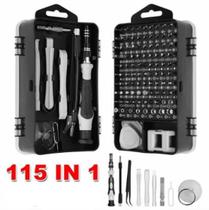 Kit Ferramenta 115 Chaves Precisão Celular / Notebook / Tablet