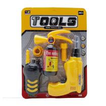 Kit Ferramenta C/5 Pçs com extintor e rádio - Jr Kit Ferramenta C/5 Pçs com extintor e rádio - Jr