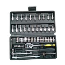 Kit ferramenta chave catraca profissional com maleta 46peças - FLEX