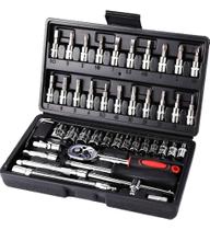 Kit Ferramenta Conjunto Completo De Chave De Catraca Para Reparo De Veículo