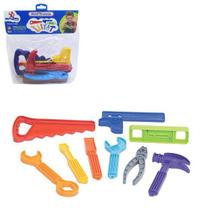 Kit ferramenta infantil colors 9 pecas na solapa - MERCO TOYS