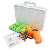 Kit Ferramenta Infantil de Montar com Parafusadeira Brinquedo Criativo 106 Pecas Toys & Toys Kit Ferramenta Infantil de Montar com Parafusadeira Brinquedo Criativo 106 Pecas Toys & Toys