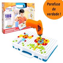 Kit Ferramenta Infantil Parafusadeira De Brinquedo De Montar - Toys e Toys