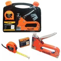 Kit Ferramenta Jogo De Grampeador Tapeceiro P/Bancos