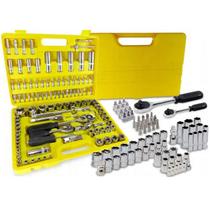 Kit Ferramenta Jogo De Soquete Maleta De Completa Marcenaria