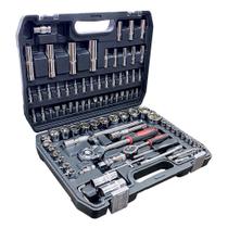 Kit Ferramenta Jogo Soquete Chave Catraca Allen 94 Pcs