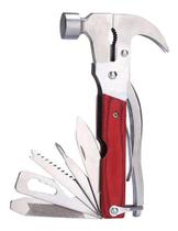 Kit Ferramenta Martelo Canivete Alicate Multifuncional Aço