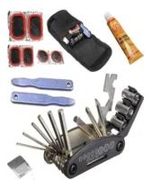 Kit Ferramenta Reparo Bike Remendo Chaves Pneu Corrente D280