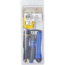 Kit Ferramentas 10 Peças Trena Estilete Lanterna Tramontina