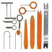 Kit Ferramentas 12 peças Expex Remover Molduras Rádios Grampos Laterais Kit Ferramentas 12 peças Expex Remover Molduras Rádios Grampos Laterais