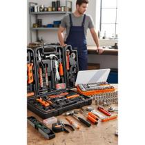 Kit Ferramentas 165 Peças c/ Maleta e Chave Catraca Profissi Kit Ferramentas 165 Peças c/ Maleta e Chave Catraca Profissi