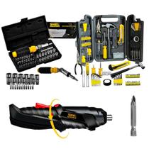 Kit Ferramentas 200 Peças Soquetes Parafusadeira 5V