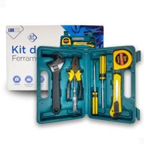 Kit Ferramentas 7 Peças Maleta Portátil para Pequenos Reparos Kit Ferramentas 7 Peças Maleta Portátil para Pequenos Reparos