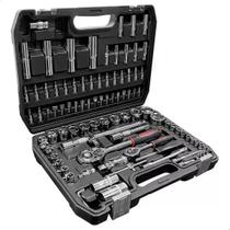 Kit Ferramentas 94 Peças Soquetes Torx Allen Bits Catraca