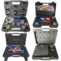 Kit Ferramentas Ar Cond Balança Clipadeira Manifold Pirex