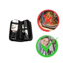 Kit Ferramentas Bike Chaves Bomba Remendo Reparo Bicicleta