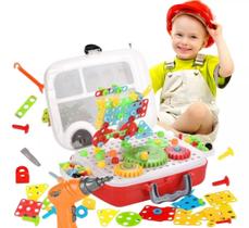 Kit Ferramentas Brinquedo Infantil Monta E Desmonta Didático