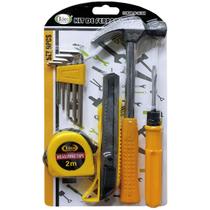 Kit Ferramentas C/ Martelo E Chave Allen Jogo 9 Peças