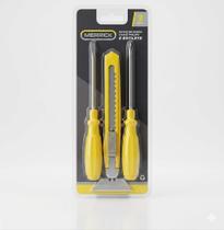 Kit Ferramentas Chave Philips 1/8 pequena Estilete Chave Fenda kit 3 pç