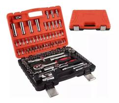Kit Ferramentas Chave Soquetes Sextavados 108 Peças Kit Ferramentas Chave Soquetes Sextavados 108 Peças