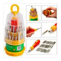 Kit Ferramentas Chaves 31em1 Torx T4 Philips Allen Triwing