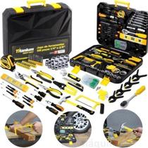 Kit Ferramentas Com 156 Peças Cromo Vanádio Titanium 05614