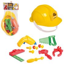 KIt Ferramentas Com Capacete 12 Acessórios