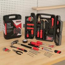 Kit Ferramentas Completo Multiuso 142 Peças com Maleta