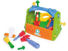 Kit Ferramentas de Brinquedo Faz de Conta - Caixa de Ferramentas 18 Peças Ta Te Ti Kit Ferramentas de Brinquedo Faz de Conta - Caixa de Ferramentas 18 Peças Ta Te Ti