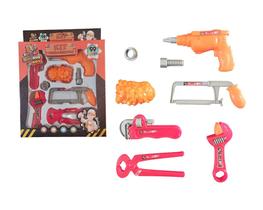 Kit Ferramentas de Brinquedo Infantil Mecânica e Construção Com Furadeira Alicate Chaves e Serrinha Kit Ferramentas de Brinquedo Infantil Mecânica e Construção Com Furadeira Alicate Chaves e Serrinha