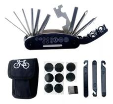 Kit Ferramentas de reparos e remendos para Bike Bicicleta - Bomder