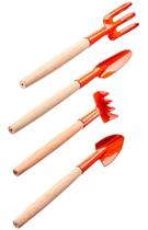 Kit Ferramentas Jardinagem Conjunto 4pç Mini P/ Vaso Prático - Western