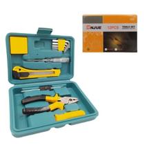 Kit Ferramentas Jogo 12 Peças Maleta Multiuso Reparo 8012E